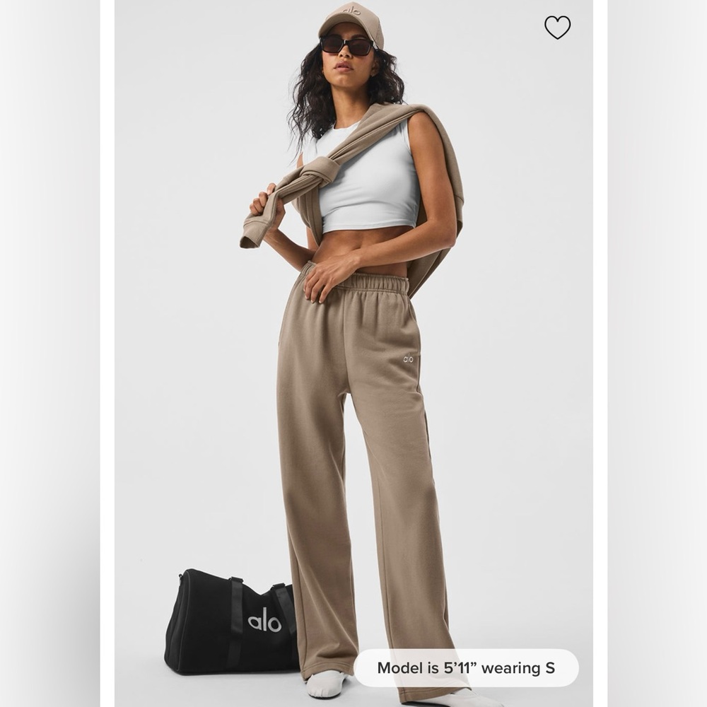 ALO Yoga accolade gravel Straight Leg sweatpants